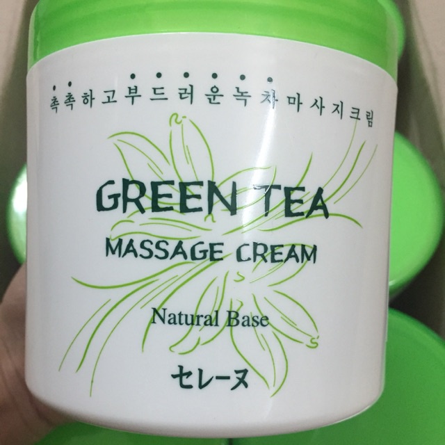 韓國綠茶按摩霜 500gr Jar 超級經濟