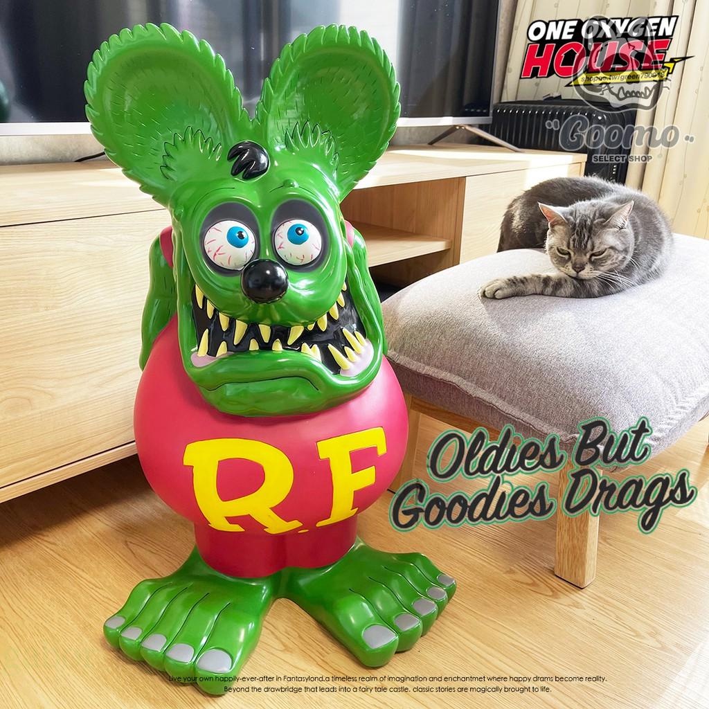 Coomo  美國 巨型RF RAT FINK 60CM存錢筒 芬克老鼠 巨型公仔 60CM rat fink 撲滿