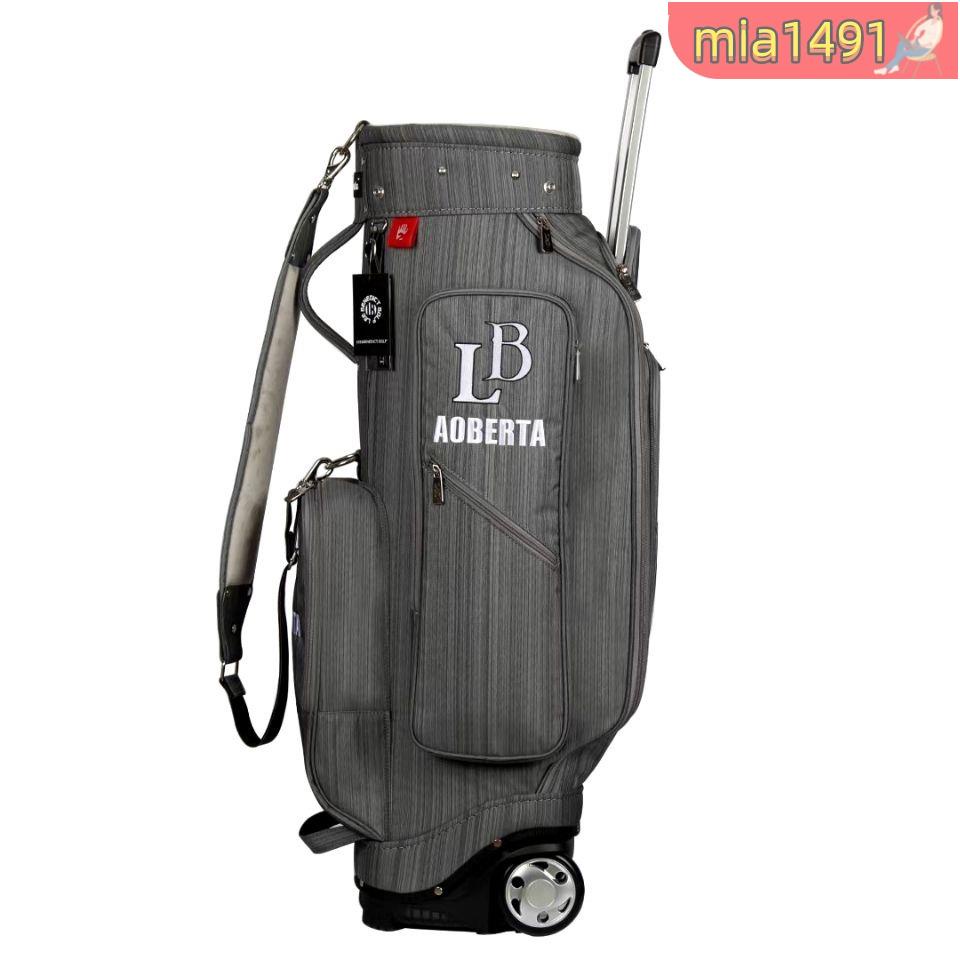 高爾夫球包 高爾夫球袋 高爾夫槍袋 槍袋 輕量便攜版 新款高爾夫球包男女用防水輕便布包 標準球拉桿包拖輪包