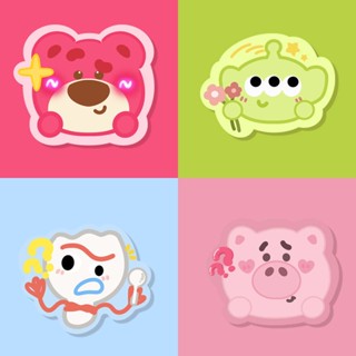 ❤️現貨❤️滑鼠墊簡約可愛辦公遊戲異形墊桌墊橡膠小清新加厚防滑草莓熊 三眼怪