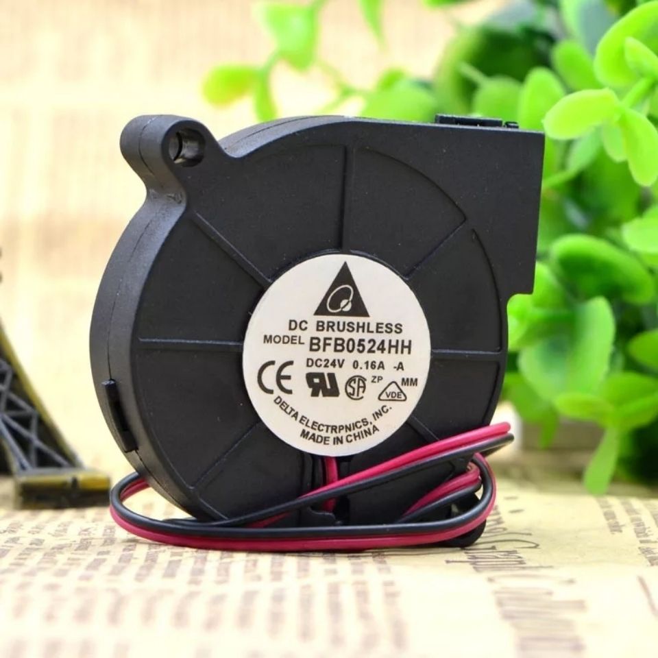 臺達 5015 24V 0.16A 5CM 渦輪 離心鼓風機 散熱風扇 BFB0524HH-&**