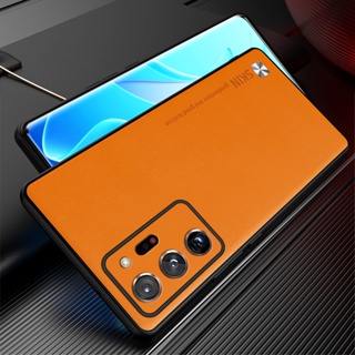SAMSUNG 適用於三星 Galaxy Note 20 Ultra Note10 Plus 5G 豪華商務混合皮革軟