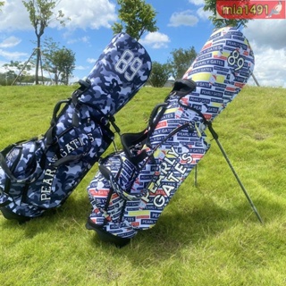 高爾夫球包 高爾夫球袋 高爾夫槍袋 槍袋 輕量便攜版 PEARLYGATES高爾夫球包新款輕量支架包男女款布包PG89雙