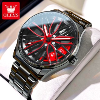 【現貨】 OLEVS 9937 商務 休閒 透視 獨特設計 夜光 時尚（2023年最新推出）防水 男士手錶〔免費禮盒〕