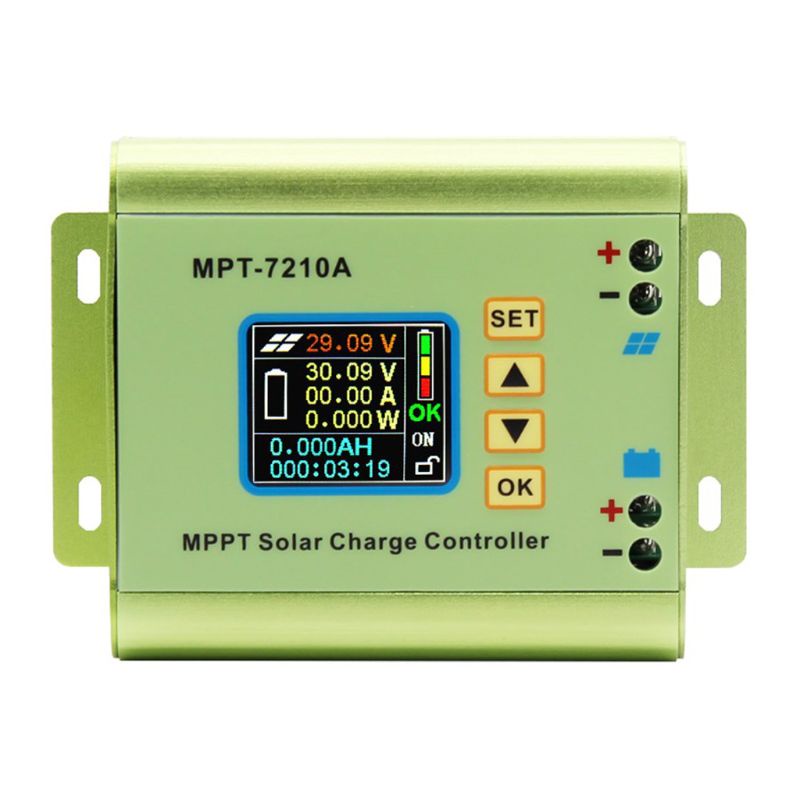 Pcf* MPPT 充電控制器鋰電池升壓 0-10A 太陽能電池板充電器穩壓器
