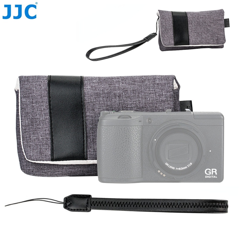 JJC 通用相機收納包 磁吸開合贈手腕帶 理光GR3x GR3 索尼ZV1F ZV1 RX100系列 佳能G7X系列等