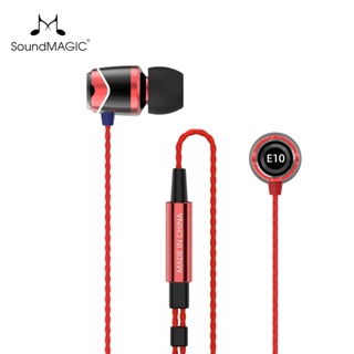 Soundmagic E10 耳機 3.5 毫米入耳式有線耳機/耳機無麥克風 HiFi 立體聲耳塞隔音強勁低音無纏結線