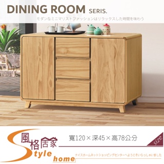 《風格居家Style》米蘭4尺餐櫃/碗盤櫃 026-06-PK
