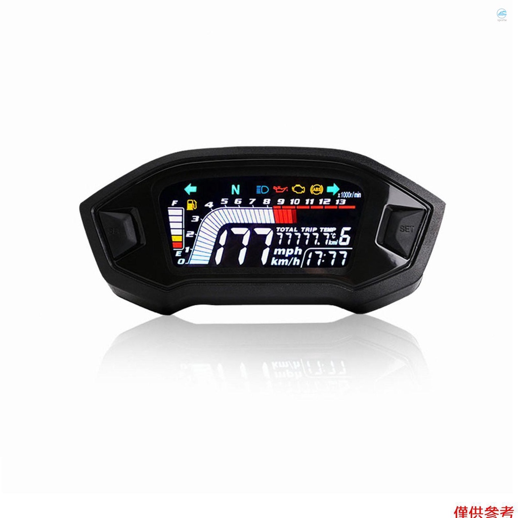 摩托車速度表通用轉速錶LCD數字高