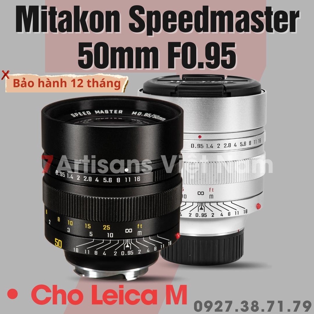Mitakon Speedmaster 50mm F0.95 鏡頭,用於徠卡 M 卡口