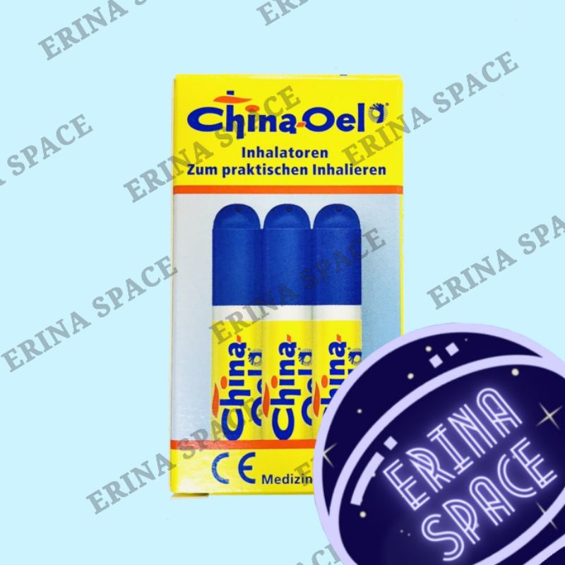 ERINA SPACE🌿 德國原裝 china-oel 百靈油 吸入器 一盒3支裝 百靈油 吸入器 精油 德國百靈油