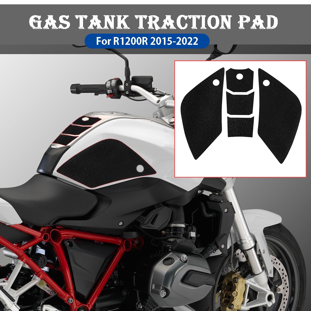 LJBKOALL 適用於 BMW R1200R R 1200 R 2015 摩托車牽引貼紙保護器防滑油箱墊油箱贴