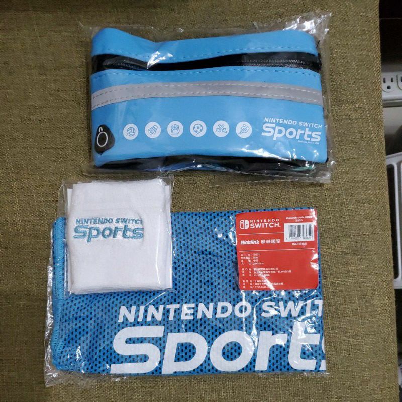 全新Switch Sports 運動 特典:1.手腕帶 2.涼感巾 3.運動腰包，送紙袋，描述有組合價格，下單請先聊聊