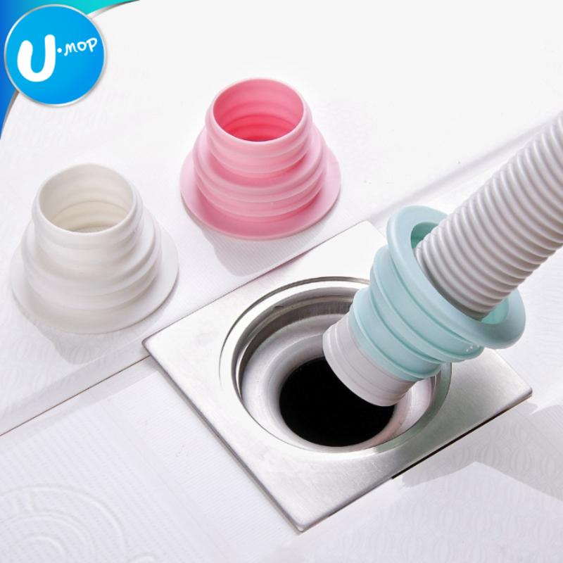 【U-mop】水管矽膠密封圈 防蟲密封塞 廁所 浴室 洗衣機 廚房水槽 地漏
