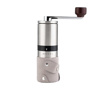 【HOLA】丹麥PO手動式不銹鋼研磨咖啡器2.0(灰)