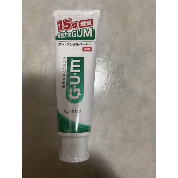 全新 日本 SUNSTAR 三詩達 Gum（直立式）牙周護理牙膏 清涼薄荷 增量15g 共135g 日本境內版