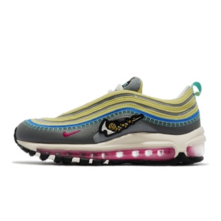 Nike 休閒鞋 Air Max 97 SE Air Sprun 黃 灰 女鞋 大童鞋 【ACS】 DN4381-001