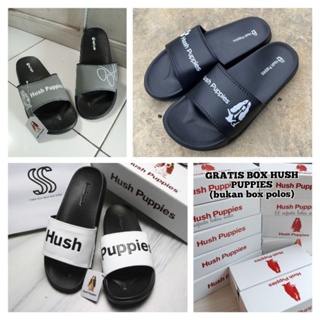 Hush Puppies 男士涼鞋一腳蹬涼鞋無拖鞋盒