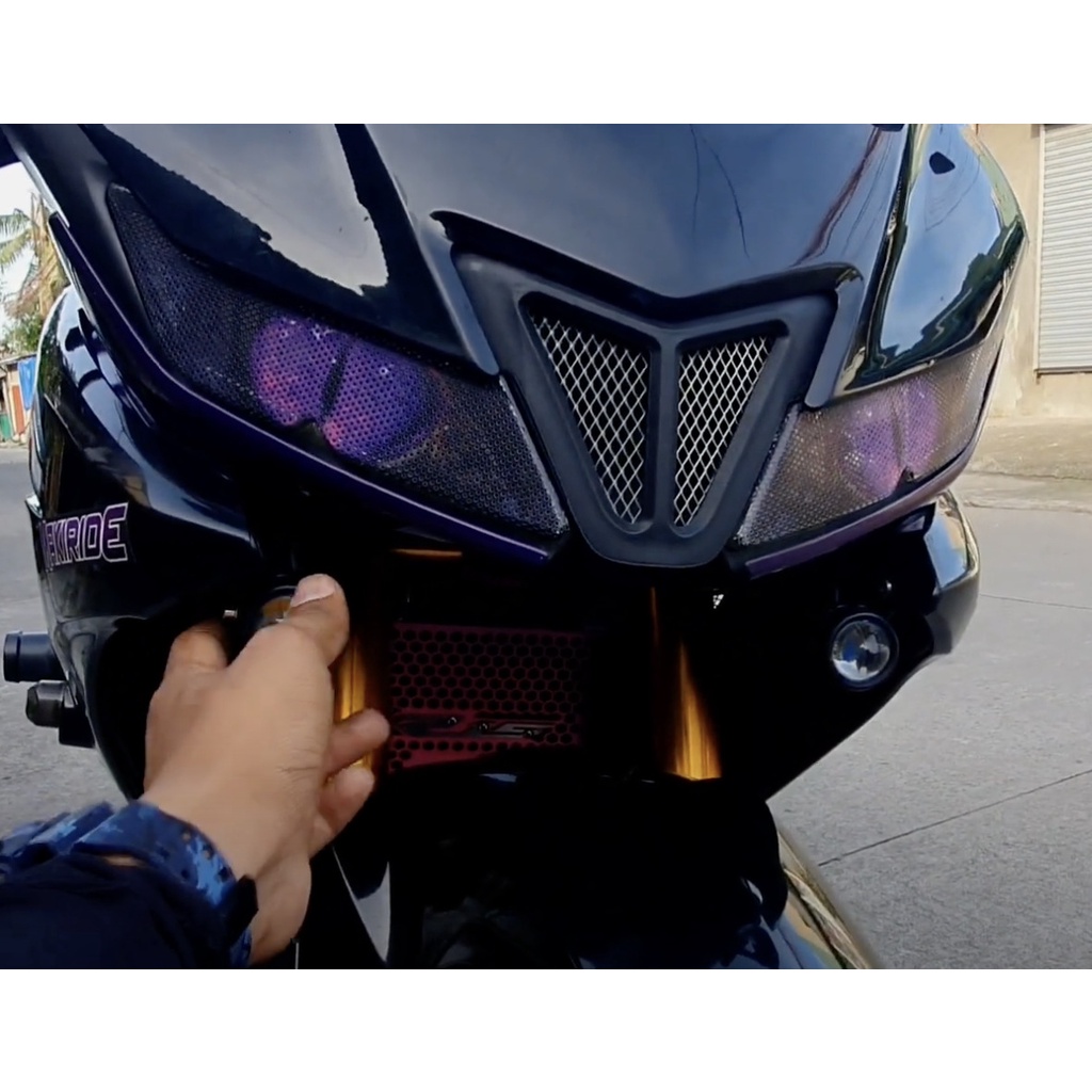 山葉 適用於雅馬哈 YZF-R15 YZF R15 V3 2018-2020 配件摩托車前大燈整流罩進氣罩 f