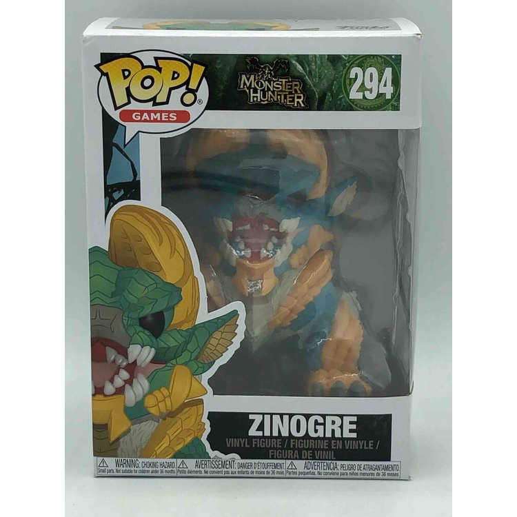 FUNKO POP Funko流行音樂! Games Monster Hunter Zinogre 294 乙烯基圖