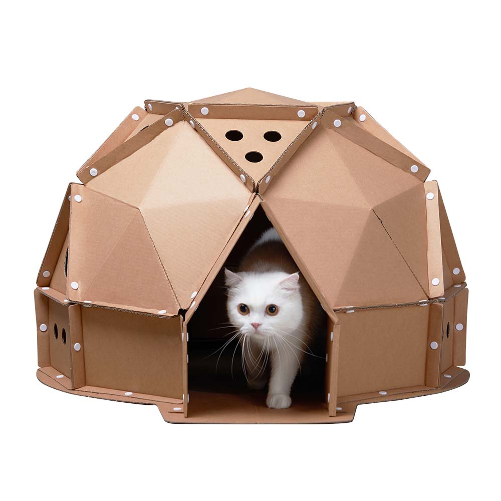 貓屋,貓紙屋,貓窩,寵物遊樂玩具,瓦楞紙板屋