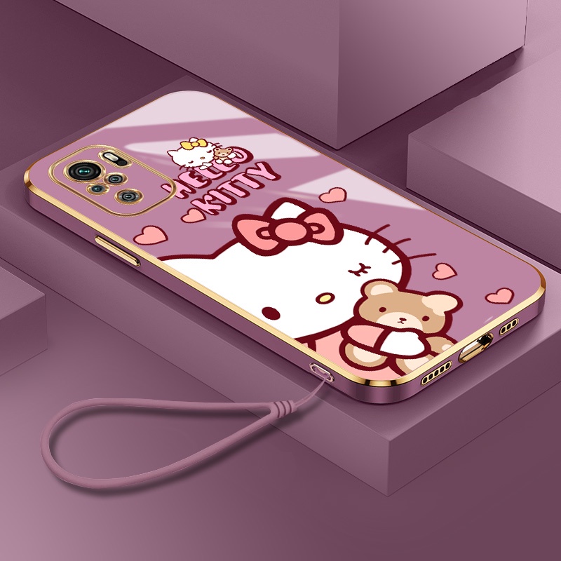 外殼小米紅米 Note 10 Pro Max 10S 4G 10 Lite 10T 5G 可愛卡通 Hello Kitt