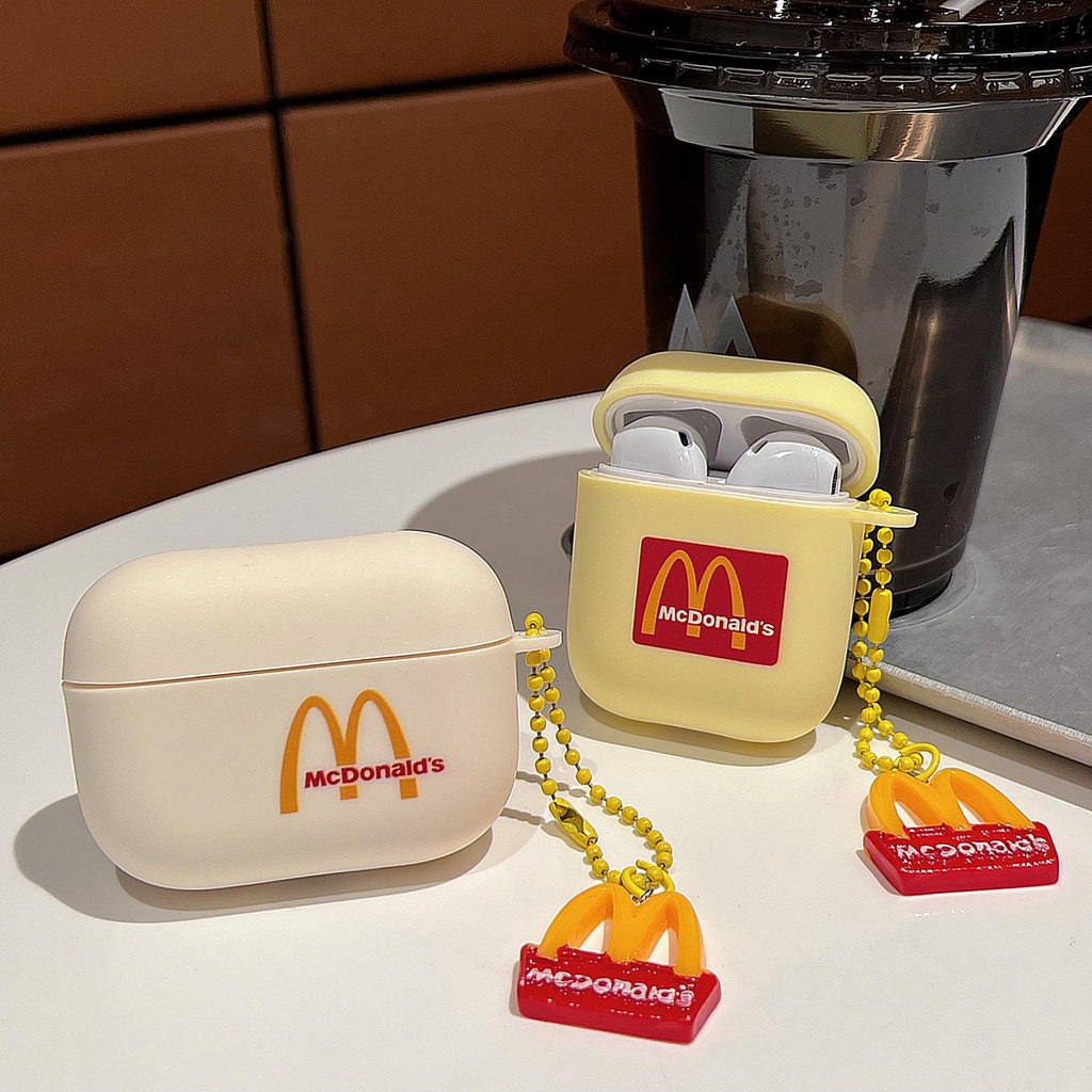 Creative Mcdonald's AirPods 無線藍牙耳機套兼容 AirPods 1/2/3 Pro2 202