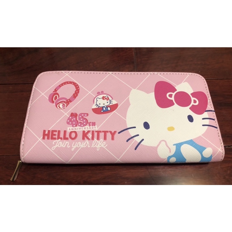 斷捨離/ Hello Kitty 45週年紀念 長皮夾