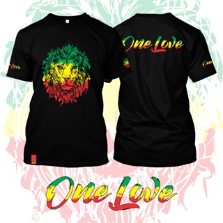 Rasta Lion 致敬 Bob Marley One Love Super Premium T 恤球衣提供 Dark