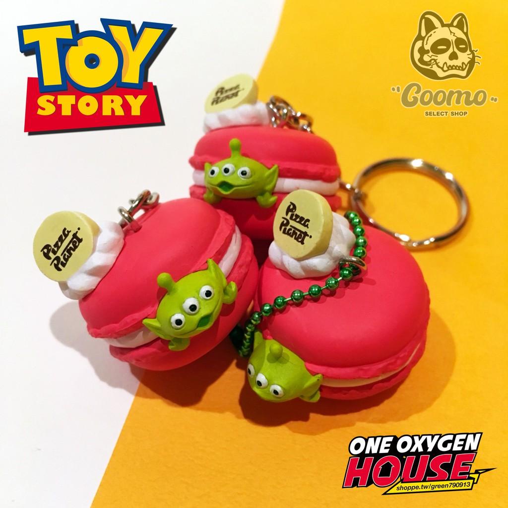 Coomo 日本DisneyToy Story玩具總動員 三眼怪 點心 馬卡龍 吊飾 珠鏈 扭蛋 玩具 公仔 餅乾
