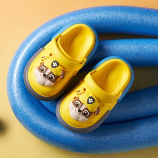 幸福瑪麗crocs兒童拖鞋夏季男女童學步小童防滑男童寶寶涼拖鞋