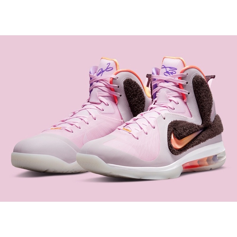 Nike Lebron 9 獅王 zoom Us12 粉紅 乳癌 max 熱火