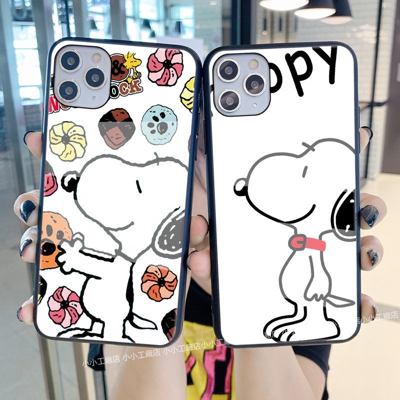 預購  iPhone 11 14 哀鳳13 12 pro max XR i7 i8 plus Snoopy 手機殼 玻璃