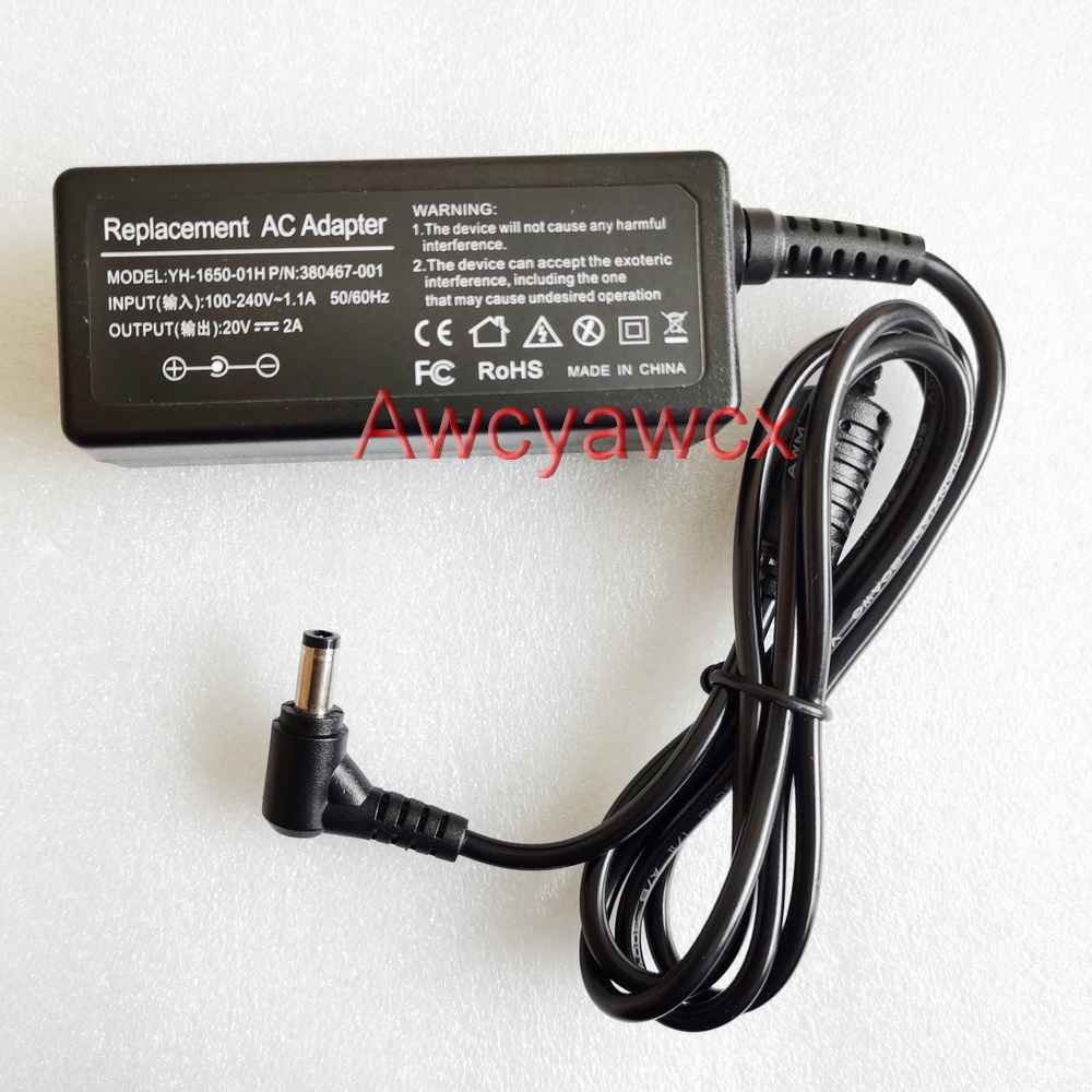 AC DC 20V 2A 適配器筆記本電腦充電器電源適用於聯想 IdeaPad S10-2 LG X110 X120