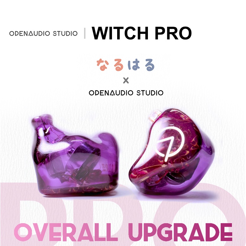 Openaudio WITCH PRO 1DD+1BA 混合發燒級入耳式耳機 IEMs 高保真音樂耳塞 0.78 毫米可