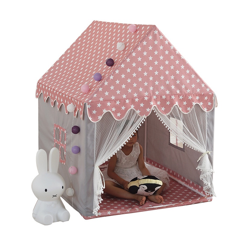 Familygongsi 公主城堡室內玩具屋 寶寶過家家 小房子游戲 室內帳篷 兒童房裝飾