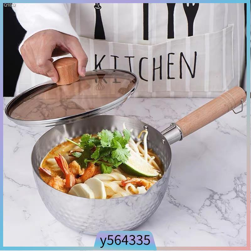 Japanese Snow Pan 304 Stainless Steel Snow Pots Fry Wok Sauc