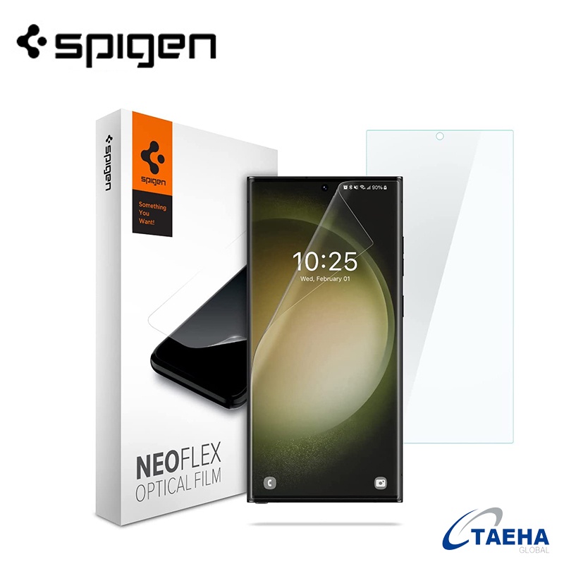 SAMSUNG Spigen 三星 Galaxy S23 Ultra Neo Flex 屏幕保護膜 2 件裝
