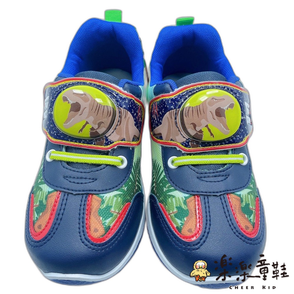 台灣製帥氣恐龍電燈鞋-藍色  另有綠色可選 台灣製 台灣製童鞋 MIT MIT童鞋 恐龍 電燈鞋 K080-2 樂樂童鞋