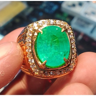 頂級品質原裝哥倫比亞祖母綠戒指即用型