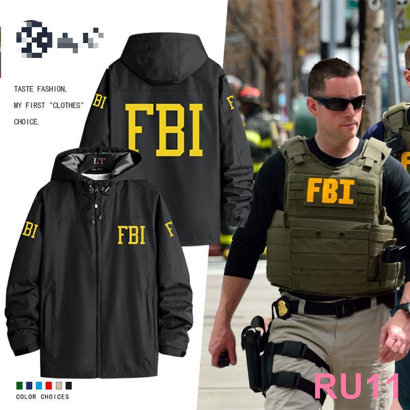 FBI美國聯邦調查局特工電影周邊衣服秋冬戶外沖鋒衣外套定制夾克 限時促銷⏳