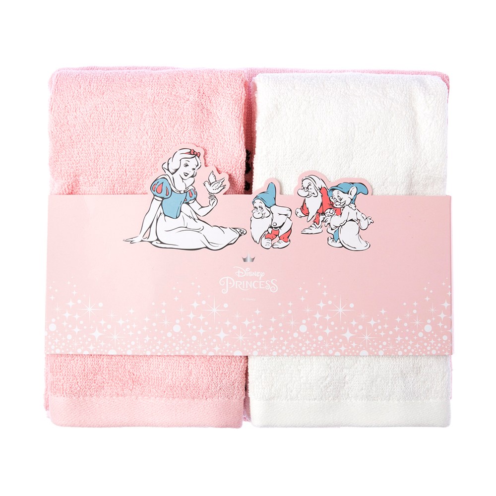 【HOLA】迪士尼系列公主印花毛巾浴巾組-白雪公主