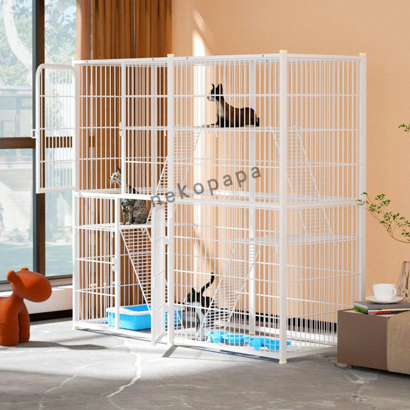 【免運】貓籠子超大自由空間貓籠傢用室內貓別墅貓咪籠子超大號貓屋貓窩