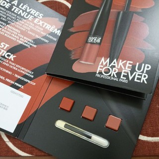 Makeupforever 藝術大師愛神特霧唇釉試色卡 亞洲版