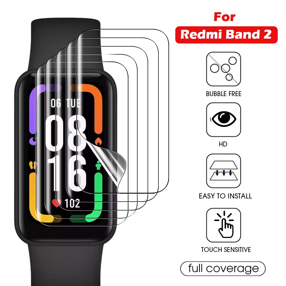 Redmi Band 2 Aqua 凝膜 / TPU 保護膜兼容紅米手環 / 手錶膜 / 屏幕保護膜配件