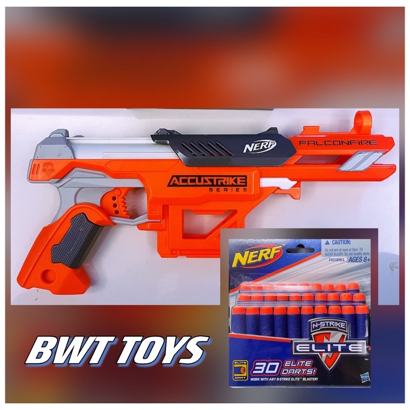 【BWT】NERF 菁英系列：巡戈神射(二手) 加贈全新30發裝子彈