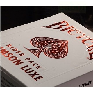 [808 MAGIC]魔術道具Bicycle crimson luxe FOIL RED playing cards