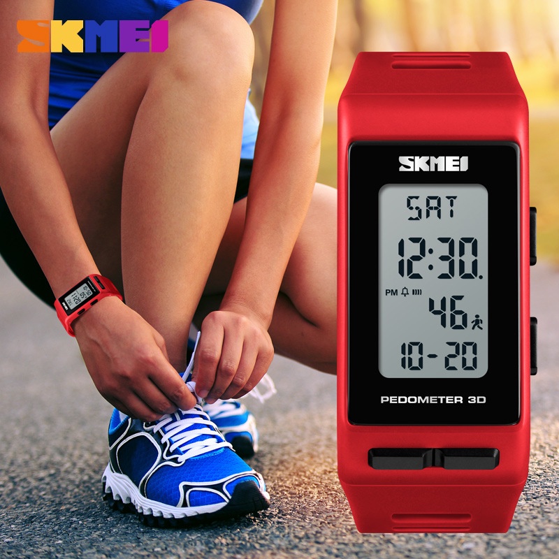 Skmei/時刻美 1363  運動電子錶 戶外計步器里程卡路里計算多功能手錶
