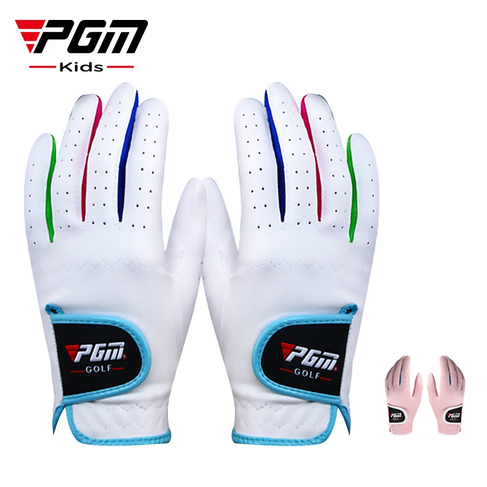 PGM高爾夫球手套golf兒童超纖布柔軟舒適運動手套1雙