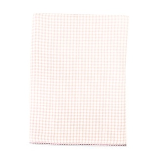 【HOLA】和風紗布格紋浴巾(粉)60x137